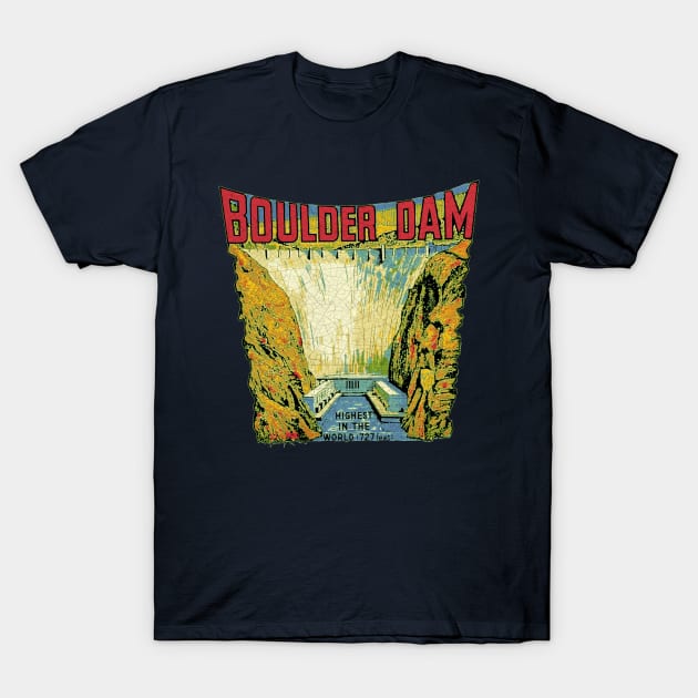 Boulder Dam T-Shirt by Midcenturydave